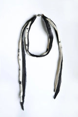 Double Tie Lace Necklace - Dot