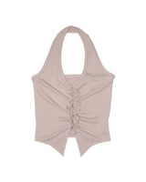 [MADE] Knotted Halter-neck Top 003