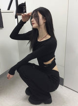 2ホールバックルTシャツ