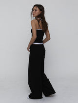 Pigment Cotton Pants_Black