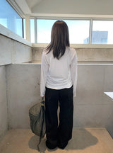 Blimis Cotton Semi Bootcut Pants