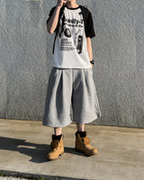 Bant Heavy Sweat Four-Tuck Bermuda Pants