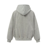 Aerin Washed Seam Zip Hoodi