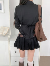 Vella Romantic Silky Slim Tie Blouse (4 colors)