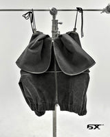 6X Pigment hooded zip-up (Washing Vintage Grey)