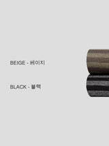Smoke stripe slim half-sleeves 2color