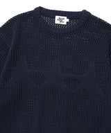 メッシュスターニットセーター ネイビー(CV2FSUK601A)