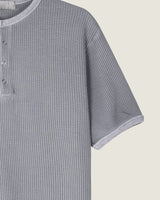 Jet Waffled Henely Top