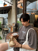 ルックターパージャストムーブピグメントオーバーサイズショートスリーブTシャツ