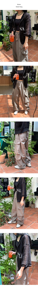 [S/S] Multi cargo nylon pants (3color)