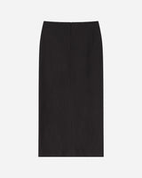 [Made] Tilda Pinuck Slit Long Skirt (charcoal)
