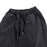 denim washing big balloon pants