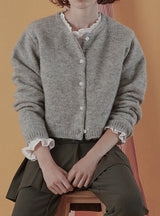 Merin alpaca cardigan_gray