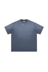 ディストレスドスプレーオーバーサイズTシャツ
