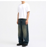 Men's Cotton Short Sleeve Real Crop Tee White