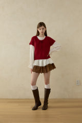 MELLOW HALF SLEEVE KNIT