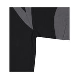 CONTRAST DETAILED SWEAT SHIRT [BLACK]