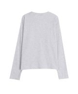 レニドワッフルジッパーロングスリーブT