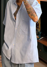 Hidden Pocket Oxford Shirt 3COLOR