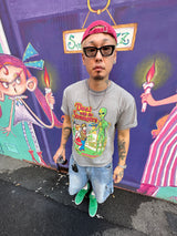 [UNISEX] エイリアンプリント半袖Tシャツ