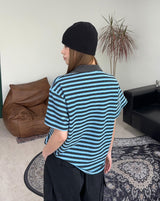 ガエンテリーストライプカラーTシャツ