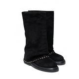 Rivet Middle Boots - 2Color