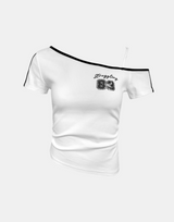 Struggle Off-Shoulder Graphic Tee
