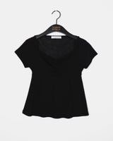 ショーカーシースルーシャーリングショートスリーブTシャツ