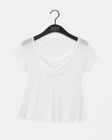 ショーカーシースルーシャーリングショートスリーブTシャツ