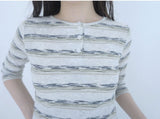nerds 3/4 sleeve tee
