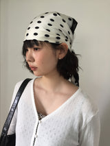 Frame Polka Dot Scarf (2color)