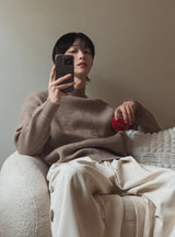 グラフピンタックパラシュートバルーンパンツ