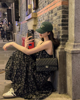 Nose Flower Long Dress