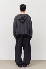 Kio Striped Zip Hoodie