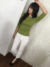 Canby Side Slit Ankle Length Capri Pants