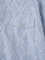 ASCLO Feather Diamond Short Sleeve Shirt (2color)