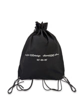 Reverse Logo Gym Sack / Black