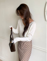 Vintage Leather Classic Shoulder Bag