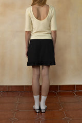 Back scoop t-shirt_lemon