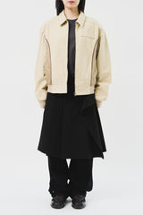 (W) Rag Pleats Skirt (2color)