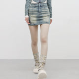 Ned Buckle Suede Middle Boots