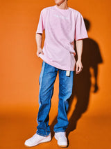 サクラフローラルラインズTシャツ (Pink)