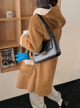 Camel Boa Hood Duffle Mustang Coat