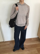Avon striped hoodie (3color) 