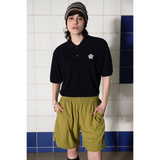 LOGO NYLON SHORT / OLIVE