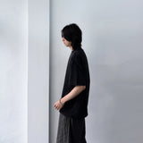 Structured Washed Wide Tee