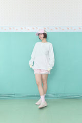 ココヘンリーネックワッフルトップ (WHITE)