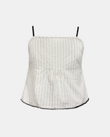 Jude Smocked Ribbon Blouse