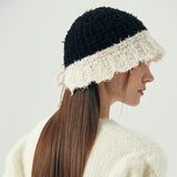 プードルバケットハット (Black & Ivory)