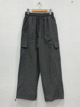 EYELET CARGO STRING PANTS (3COLOR)